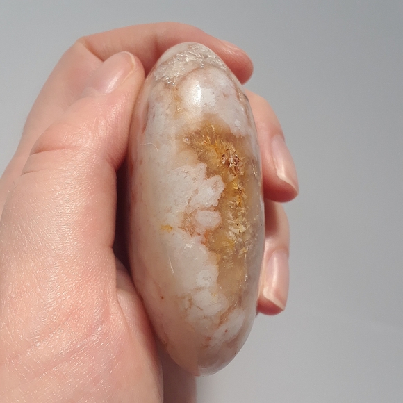Flower Agate Palm Stone - Picture 5 of 5